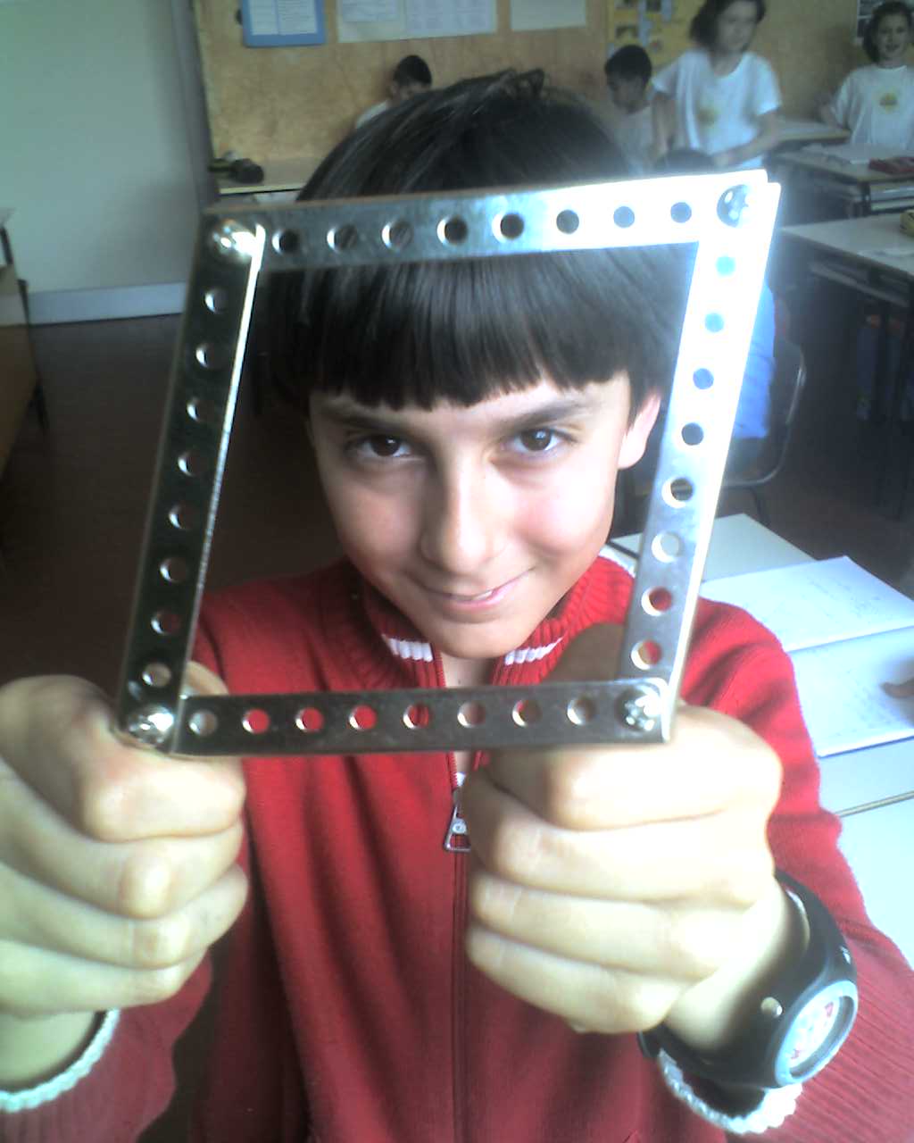 Il parallelogramma costruito con il meccano Il parallelogramma costruito con il meccano