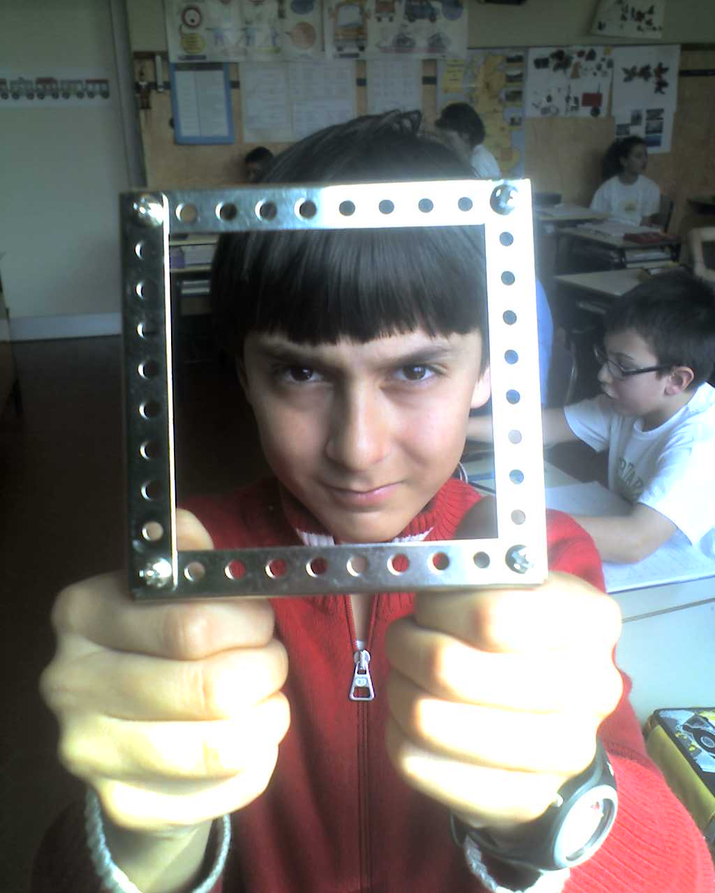 Il quadrato costruito con il meccano Il quadrato costruito con il meccano