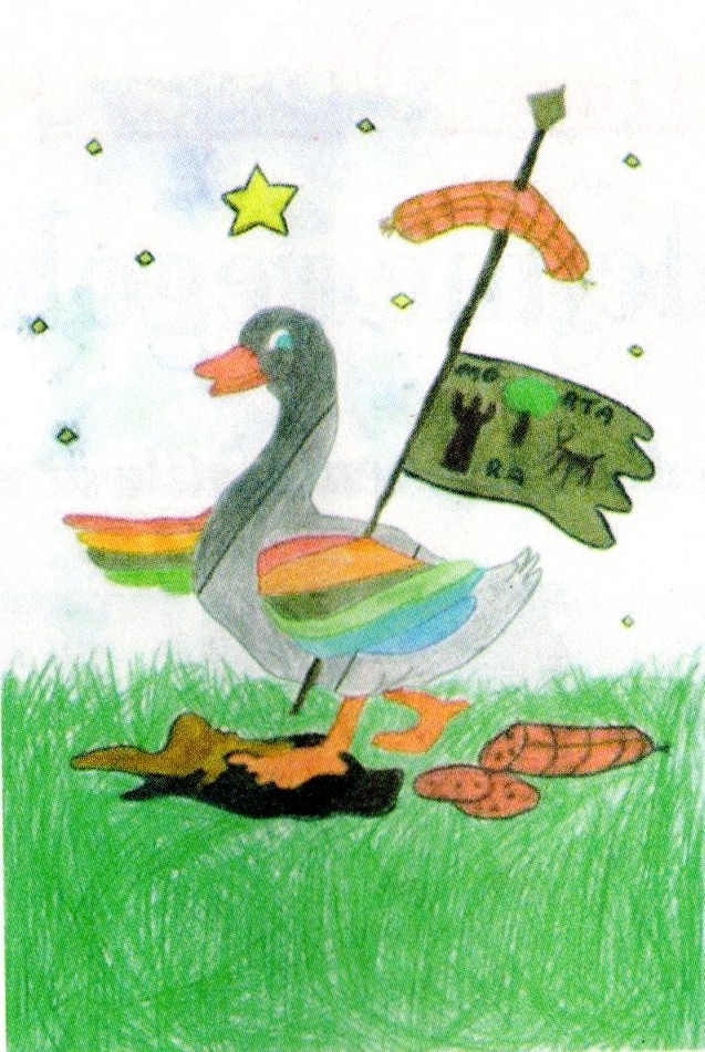 Il Palio dell'Oca, disegnato da Beana