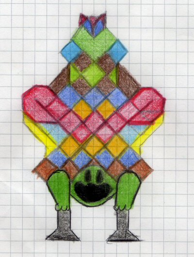 Rana fanta-geometrica Rana fanta-geometrica