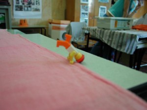 L'omino robotico balla la break-dance