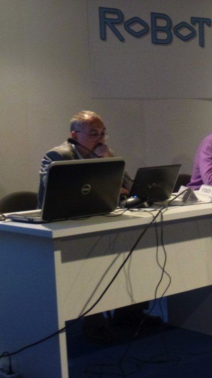 Il presidente della rete di scuole Robocup Jr Italia, Roberto Marcianò Il presidente della rete di scuole Robocup Jr Italia, Roberto Marcianò