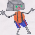Disegno di un robot Disegno di un robot