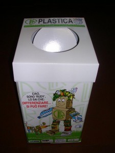 Il contenitore per la plastica Il contenitore per la plastica