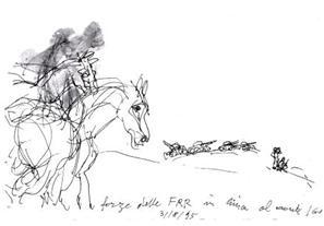 Forze delle FRR in cima al monte Igman, 3 agosto 1995 Forze delle FRR in cima al monte Igman, 3 agosto 1995