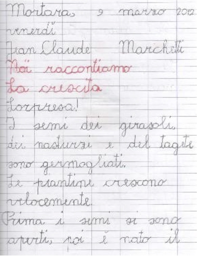 Il racconto della crescita Il racconto della crescita
