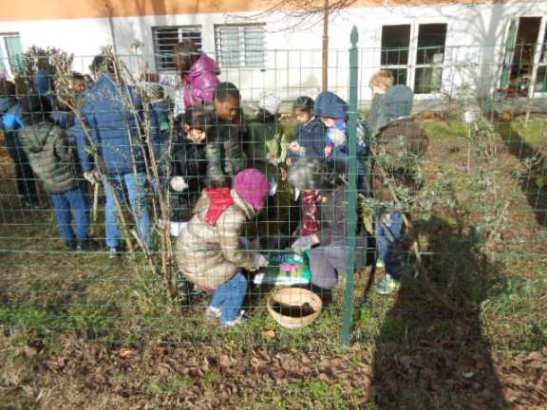 Si lavora intorno al primo vaso.