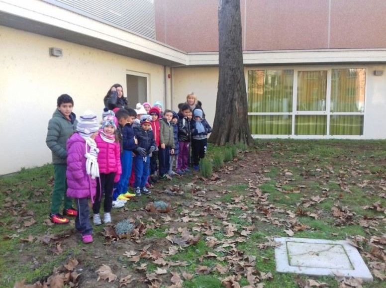 Maestra Giuse ed i suoi alunni.