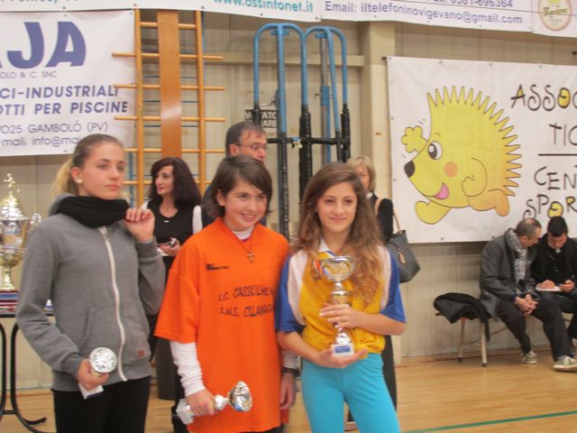 Le vincitrici della categoria Cadette