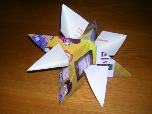 L'eco-addobbo fatto a stella L'eco-addobbo fatto a stella