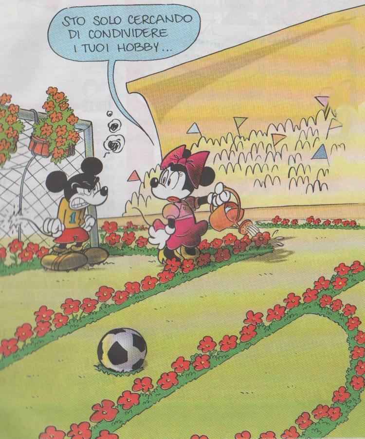 Minni pianta fiori ... su un campo di calcio! Minni pianta fiori ... su un campo di calcio!