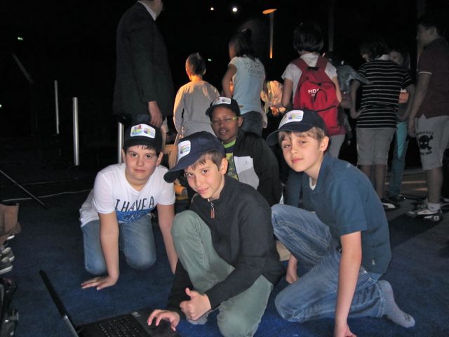 Gli alunni pronti per la gara Gli alunni pronti per la gara