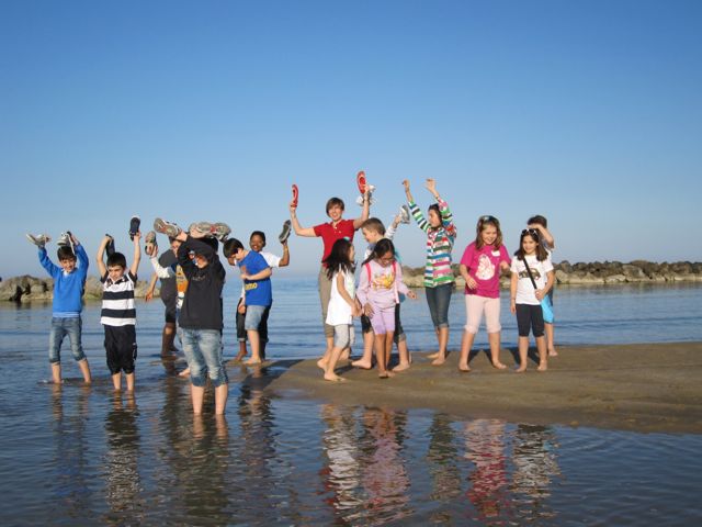 Gli alunni in acqua Gli alunni in acqua