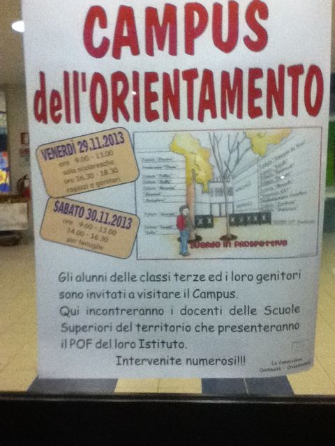 Campus Orientamento 2013-14 Campus Orientamento 2013-14