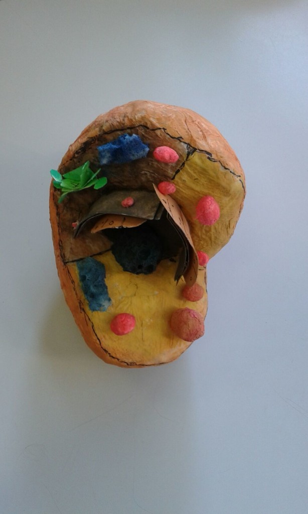 Cellula realizzata in 3D con diversi tipi di materiale