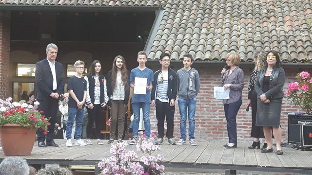 La premiazione degli alunni mortaresi